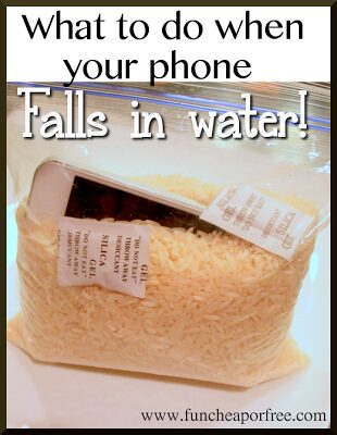 What to do when you drop your phone or iPod in water…PLUS a custom iPhone case giveaway!!