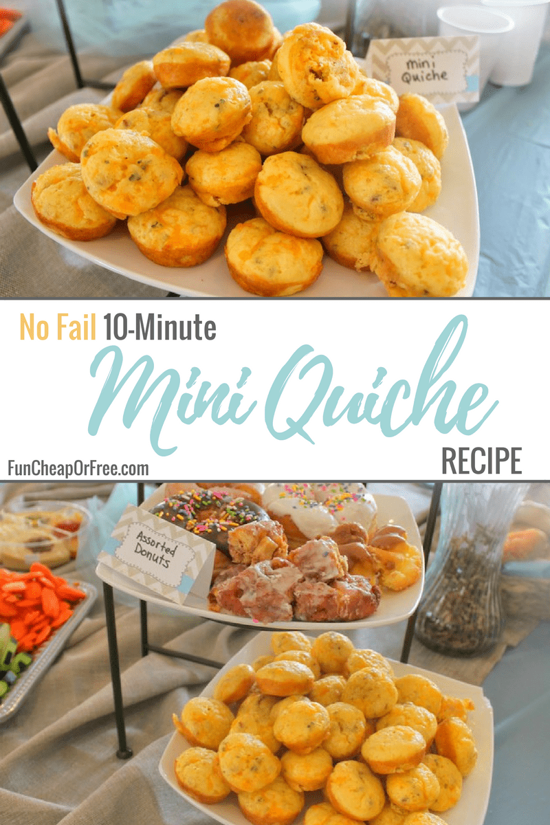 No fail, 10-Minute Mini Quiche Recipe - Fun Cheap or Free