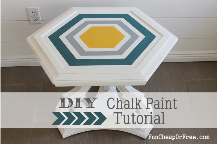 DIY Chalk Paint + how to refinish furniture!