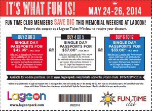 Lagoon coupon