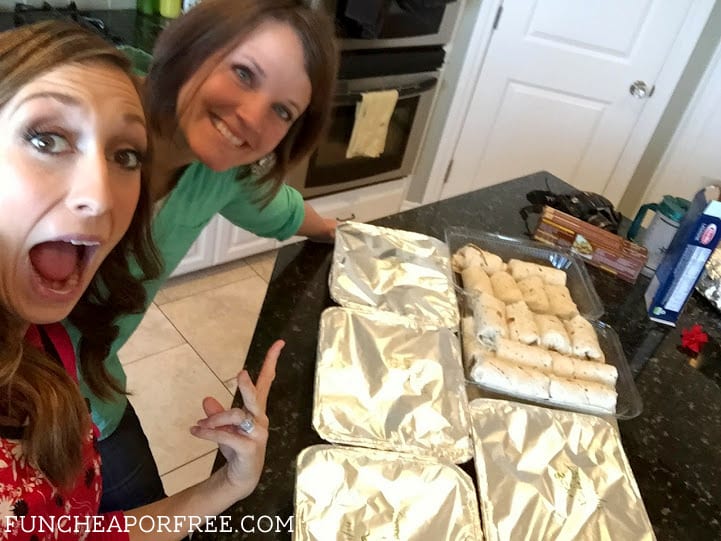 Make a bunch of different freezer meals on the cheap in just a few hours! Ideas from Fun Cheap or Free