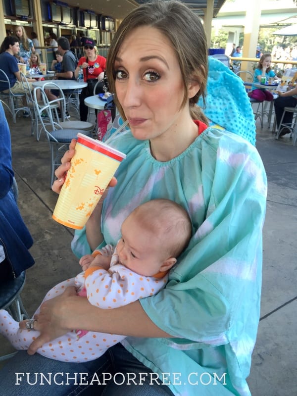 The Bomb Shelter, full-coverage nursing cover. A MUST HAVE at Disneyland! BombShelterBaby.com