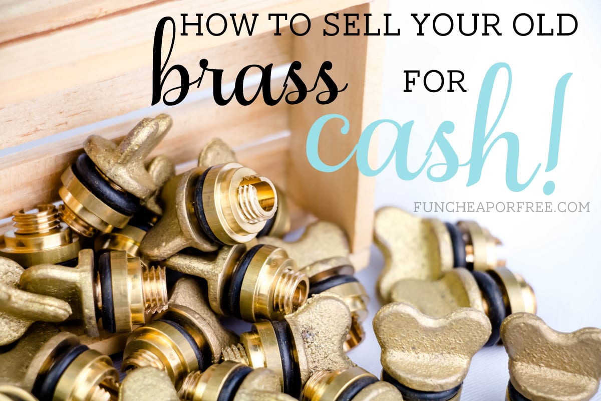 Did you know you can sell your old brass for cash?? We made $35 in less than 10 mins! See how at FunCheapOrFree.com