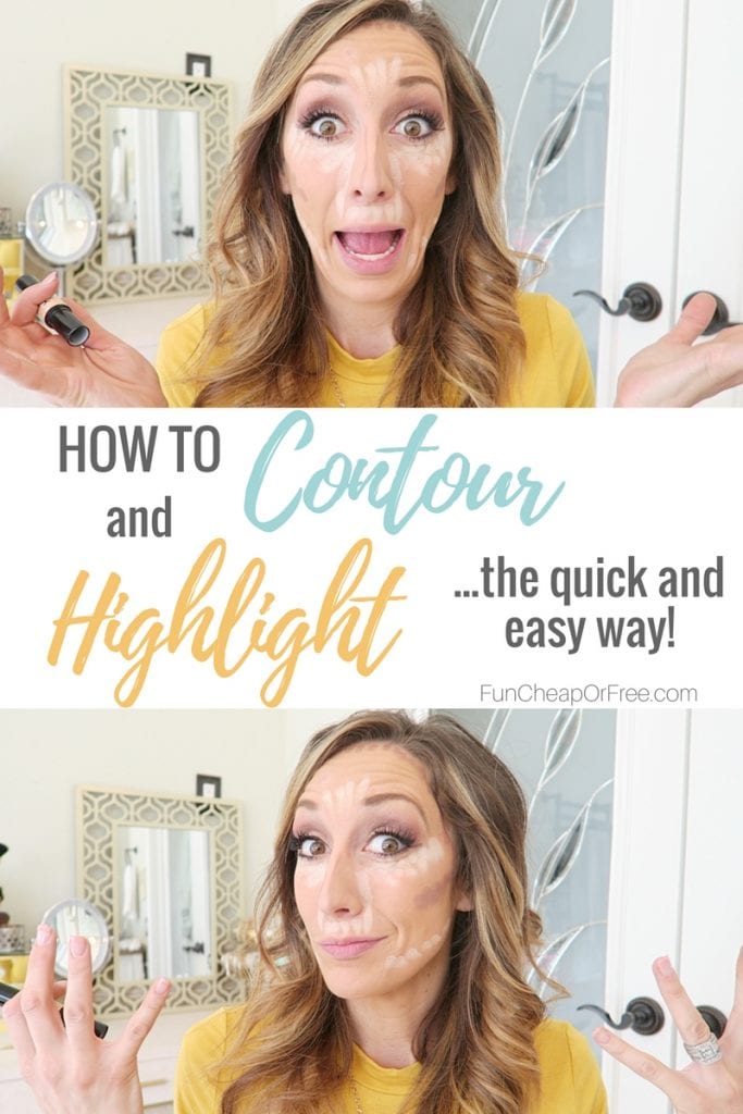 Even I can do this!! How to contour and highlight the SUPER quick and easy way!