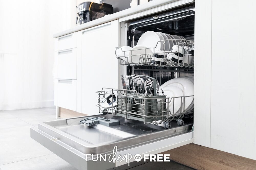 loaded dishwasher, from Fun Cheap or Free