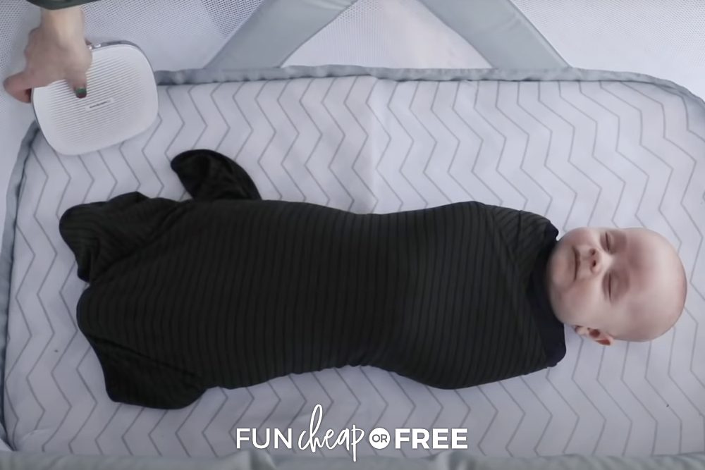 Baby in a bassinet, from Fun Cheap or Free