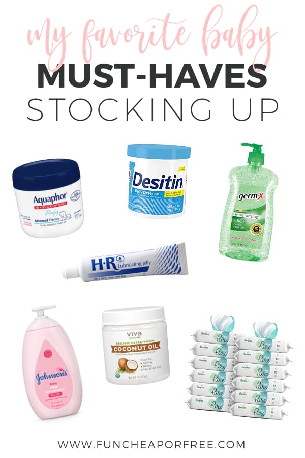 Stock up on these baby essentials to be prepared for anything - from Fun Cheap or Free