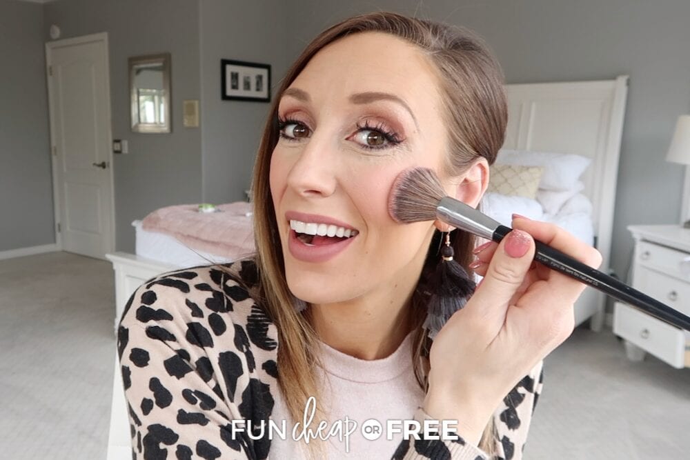 Jordan doing a makeup tutorial, from Fun Cheap or Free