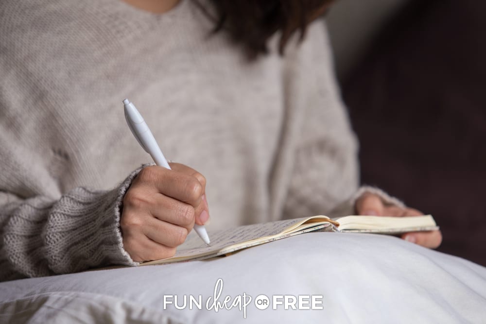 Write handwritten letters to each other when you're apart to keep the love and connection alive - Fun ways to connect with your spouse from Fun Cheap or Free