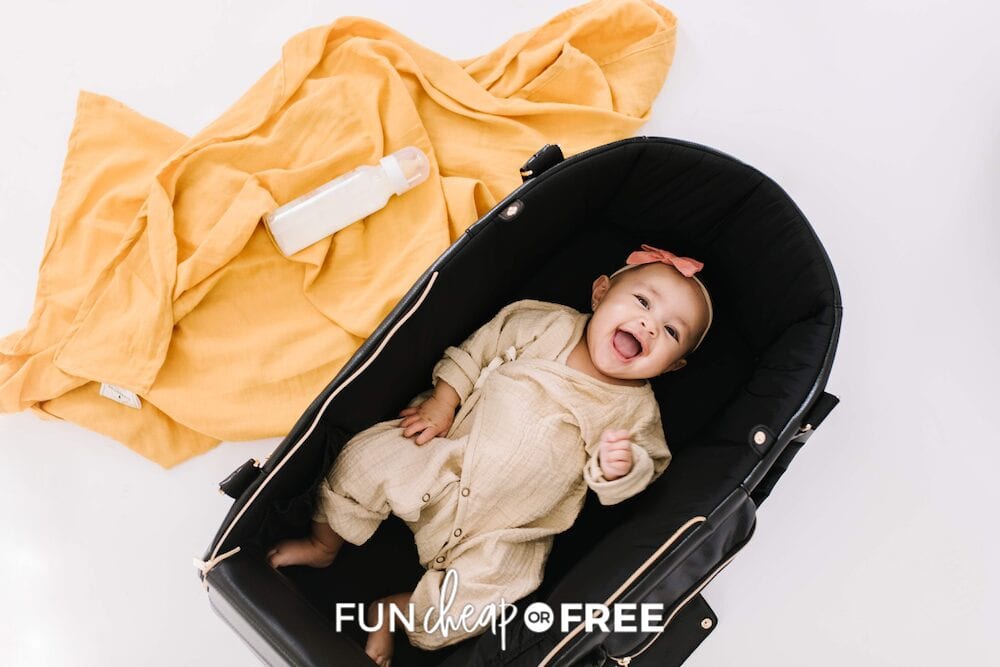 The Moses Bag from my baby brand Mory June! Diaper Basket + Baby Carrier, all in one! Fun Cheap or Free