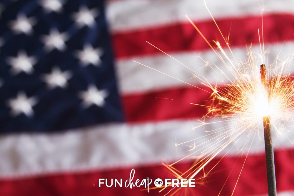 sparkler firework, from Fun Cheap or Free