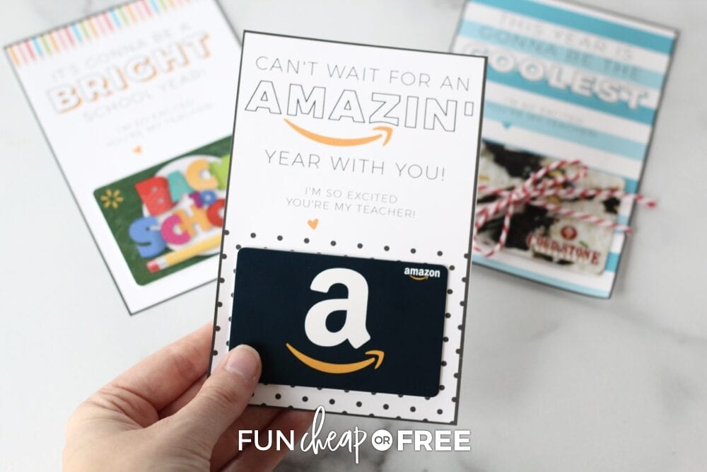 Back to school teacher gift ideas and free printables for under $5, from Fun Cheap or Free