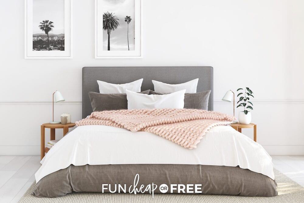 Freshly made bed, from Fun Cheap or Free