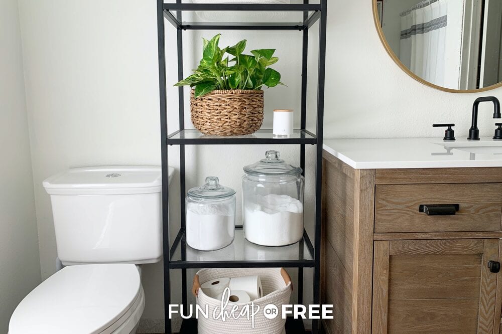 28 Clever Bathroom Organization Ideas Fun Or Free - Small Bathroom Storage Cabinet With Baskets