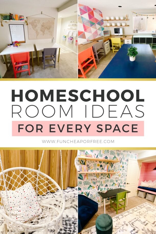Homeschool Room Ideas You're Gonna Love - Fun Cheap or Free