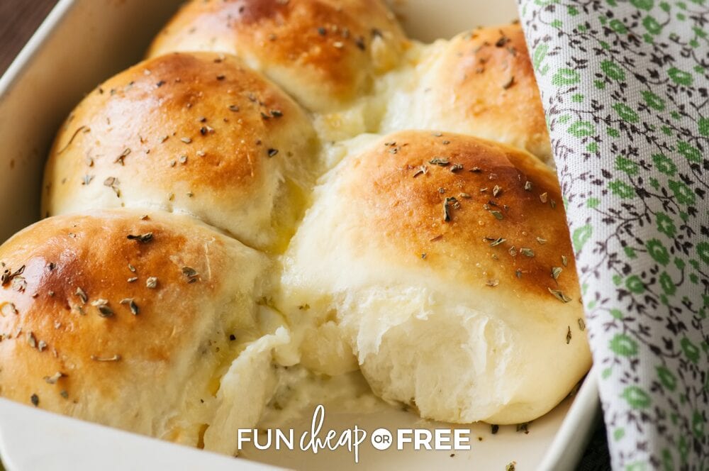 Rolls in a dish, from Fun Cheap or Free