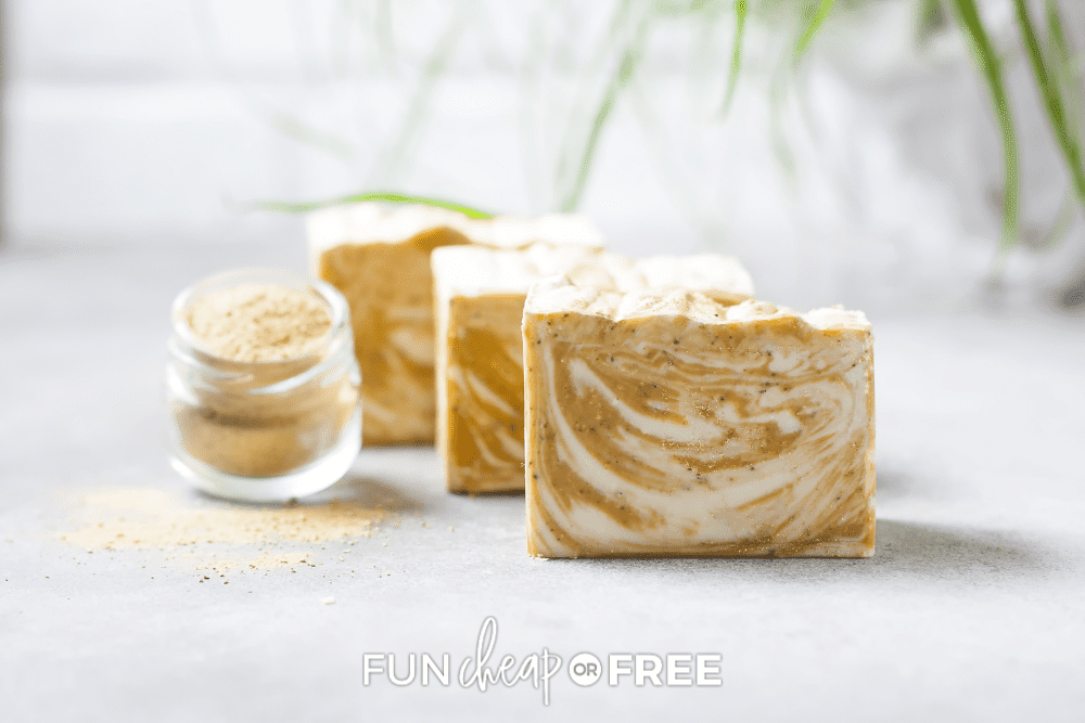 brown and white swirled soap, from Fun Cheap or Free