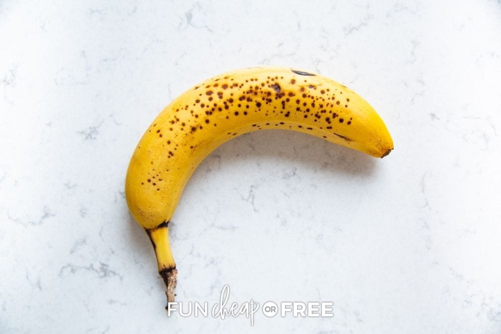 ripe banana on counter, from Fun Cheap or Free