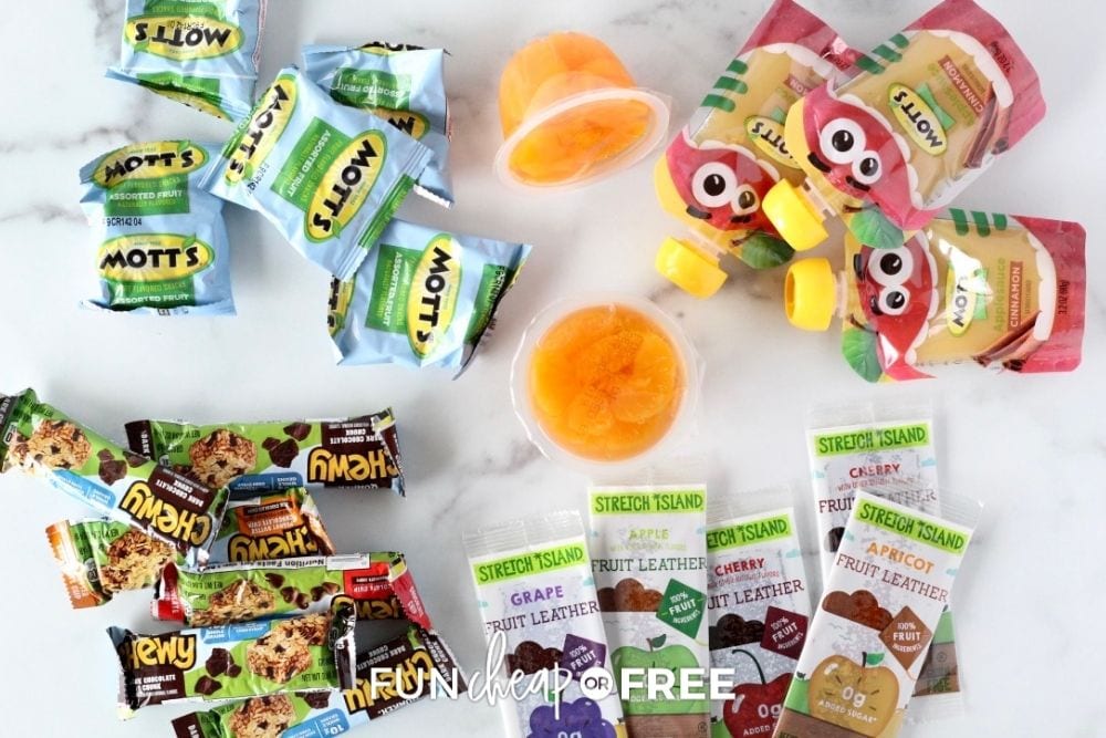 kids snack haul, from Fun Cheap or Free