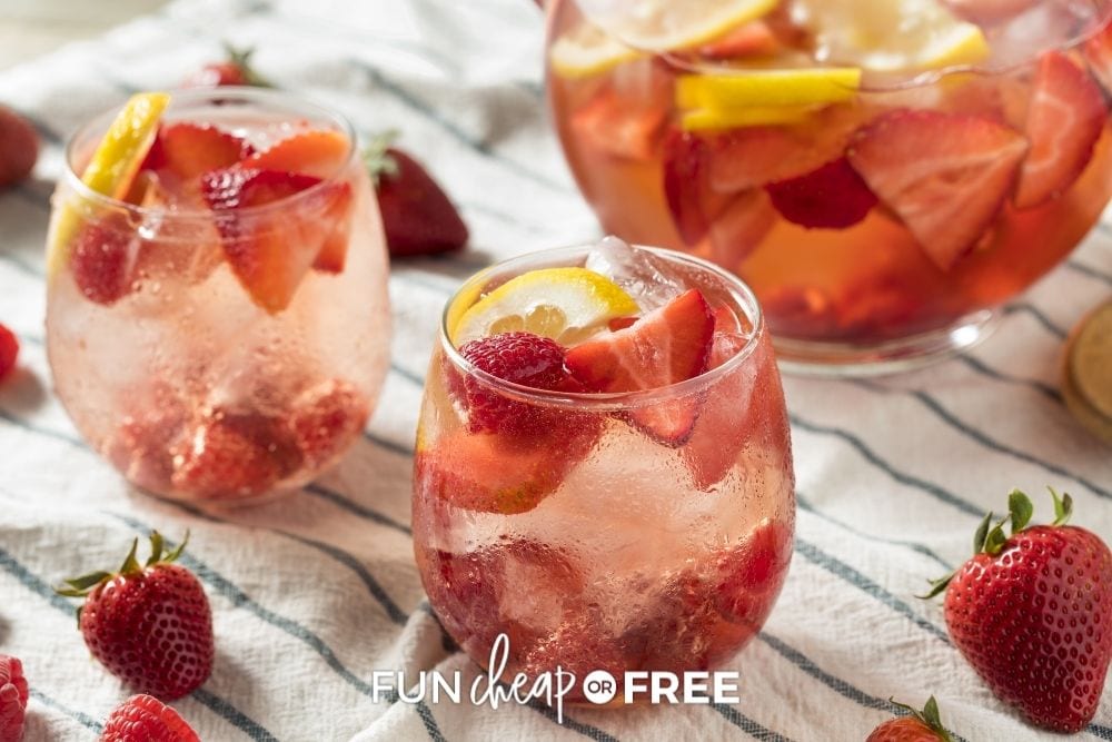 homemade fruit punch for summer, from Fun Cheap or Free